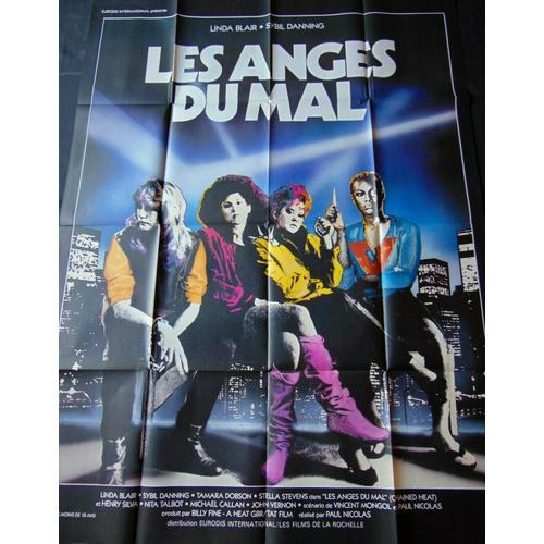 Les Anges Du Mal - Linda Blair, Sybil Danning - 116x158cm - Affiche Cinema Originale Envoi Plie