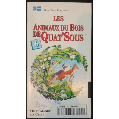 Les Animaux Du Bois De Quat'sous - Volume 6 - On Demande Un Chef - Vhs