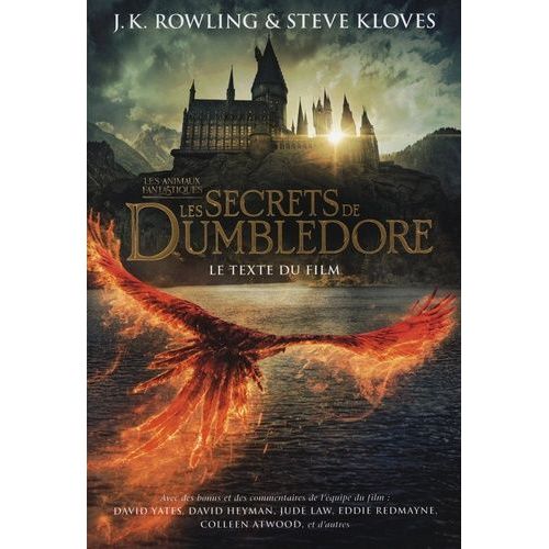 Les Animaux Fantastiques - Tome 3, Les Secrets De Dumbledore - Le Texte Du Film   de Rowling J.K.  Format Beau livre 