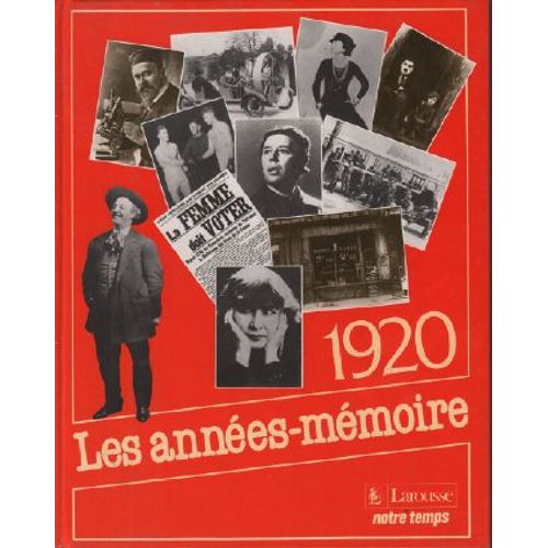 Les Annes Mmoires 1920   de Collectif