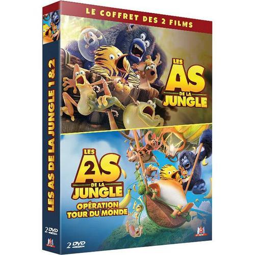 Les As De La Jungle + Les As De La Jungle 2 : Opration Tour Du Monde de David Alaux