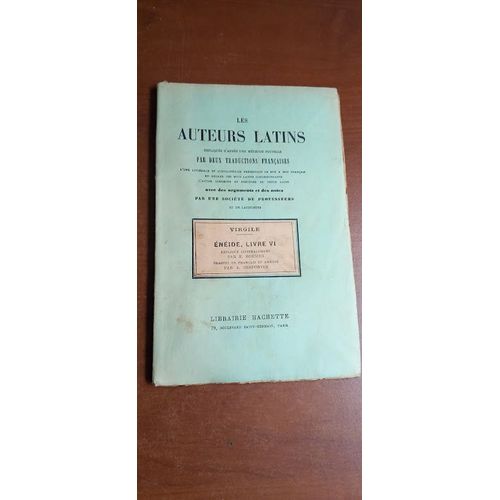 Les Auteurs Latins Expliqus D'aprs Une Mthode Nouvelle Par Deux Traductions Franaises : Virgile : Enide Livre Vi Expliqu Littralement Par E. Sommer. Traduit En Franais Par A. Desportes. 1927.   de Virgile 
