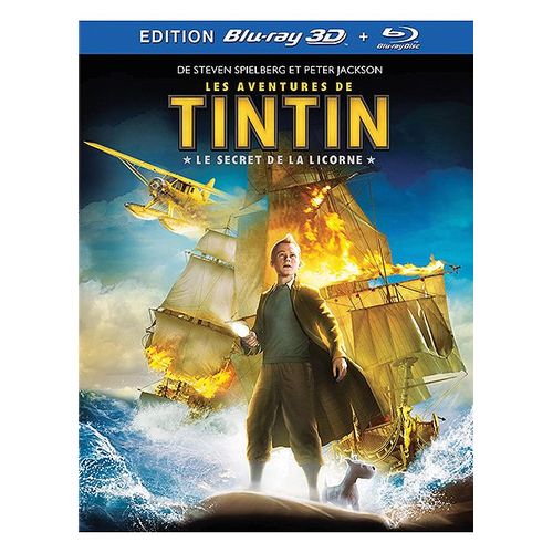 Les Aventures De Tintin : Le Secret De La Licorne - Blu-Ray 3d + Blu-Ray 2d de Steven Spielberg