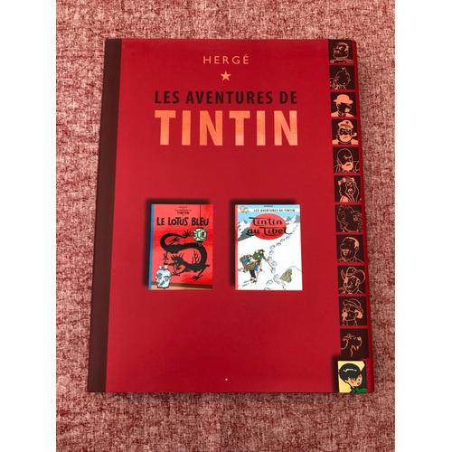 Les Aventures De Tintin Lotus Bleu Et Tintin Au Tibet(Double Album)   