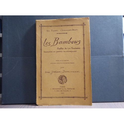 Les Bambous. Fables De La Fontaine Trave   de Collectif 