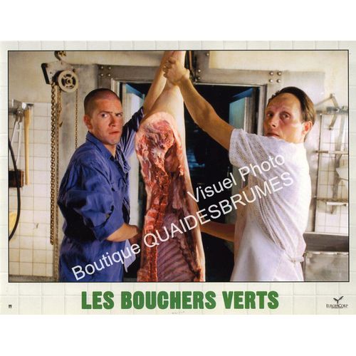 Les Bouchers Verts (De Gronne Slagtere) : Jeu De 6 Photos D'exploitation Cinmatographique - Format 21x27,5 Cm - De Anders Thomas Jensen Avec Nikolaj Lie Kaas, Mads Mikkelsen, Line Kruse - 2003