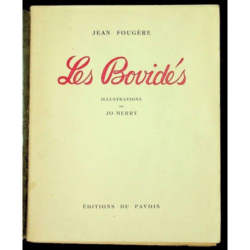 Les Bovids   de Jean Fougre 