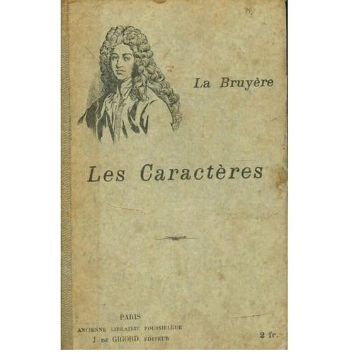 Les Caractres d. Ancienne   