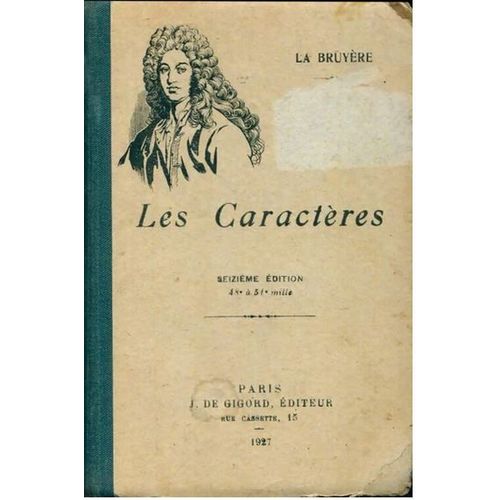 Les Caractres d. Ancienne   