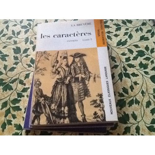 Les Caractres Tome 1   de la bruyre  Format Beau livre 