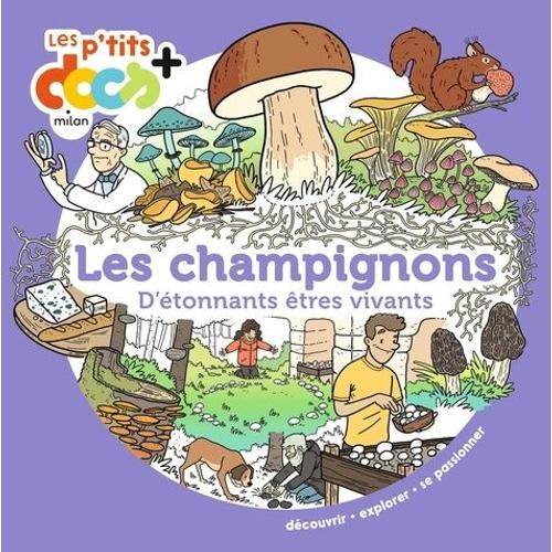 Les Champignons - D'tonnants tres Vivants   de Ledu Stphanie  Format Album 
