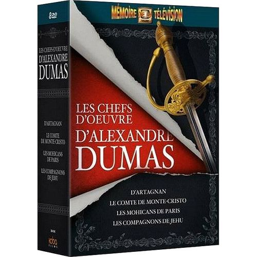 Les Chefs D'oeuvre D'alexandre Dumas - D'artagnan + Le Comte De Monte-Cristo + Les Mohicans De Paris + Les Compagnons De Jehu - Pack de Claude Barma