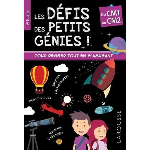 Les Dfis Des Petits Gnies ! - Du Cm1 Au Cm2   de Lglise Rmy  Format Beau livre 