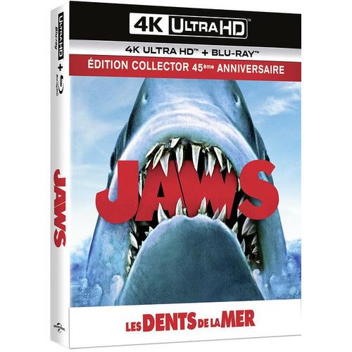 Les Dents de la mer - 4K Ultra HD + Blu-ray - Édition 45e anniversaire ...