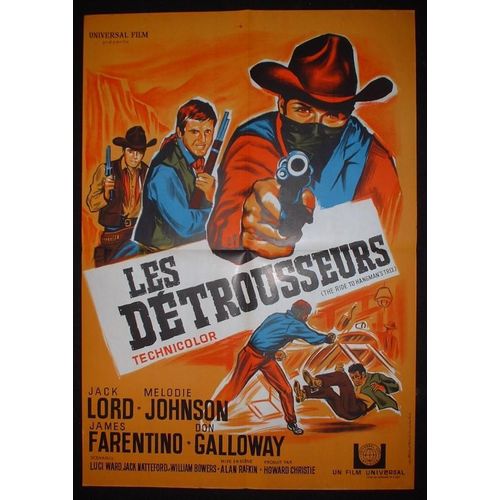Les Dtrousseurs - Film Western 1965 Alan Rafkin - Affiche De Cinma Originale Franaise 60x80 Cm * French Movie Poster * Jack Lord ; Melodie Johnson ; Don Galloway - The Ride To Hangman's Tree