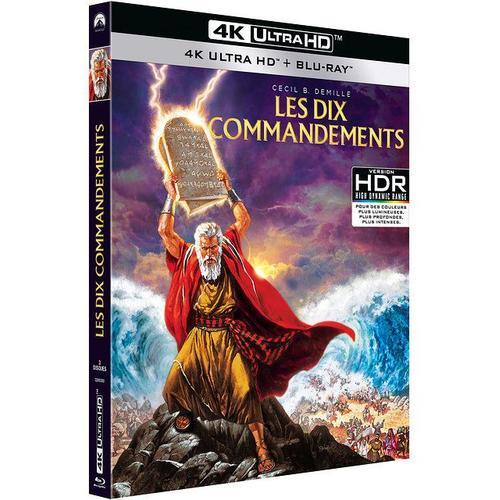 Les Dix Commandements - 4k Ultra Hd + Blu-Ray de Cecil B Demille