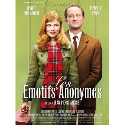 Les Emotifs Anonymes - Jean-Pierre Amris - Isabelle Carr - Benot Poelvoorde - Lorella Cravotta - Stephan Wojtowicz - Jacques Boudet - Vritable Affiche De Cinma - Anne 2010 - Format 120x160 Cm