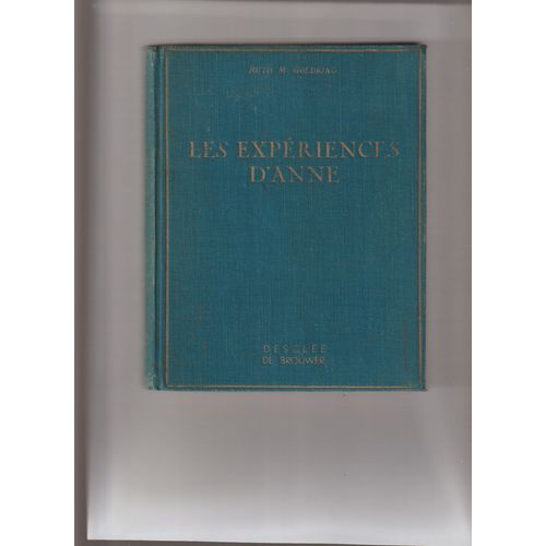 Les Expriences D' Anne   de Ruth M. Goldring 