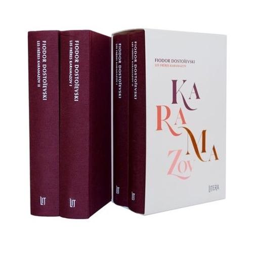Les Frres Karamazov - Coffret En 2 Volumes   de Dostoevski Fdor Mikhalovitch  Format Beau livre 