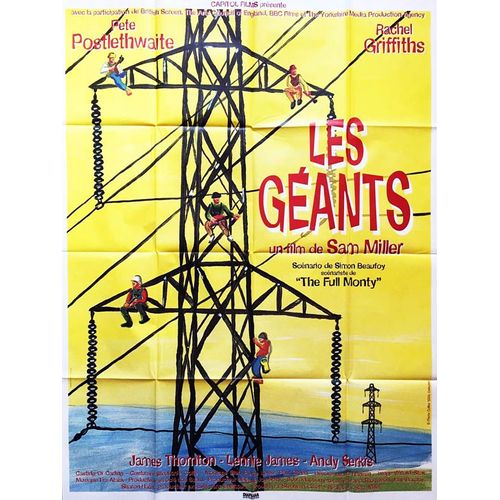 Les Gants (Among Giants) - Vritable Affiche De Cinma Plie - Format 120x160 Cm - De Sam Miller Avec Pete Postlethwaite, Rachel Griffiths, James Thornton - 1998 #