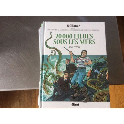 20000 Lieues Sous Les Mers Illustration Page De Garde