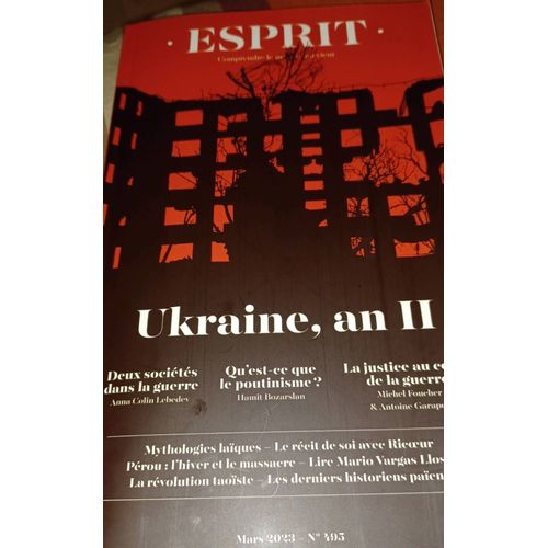 Esprit - Un An De Guerre En Ukraine - Mars 2023    Format Non Precis 
