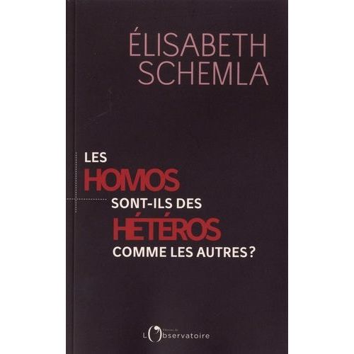Les Homos Sont Des Htros Comme Les Autres ?   de Schemla Elisabeth  Format Beau livre 