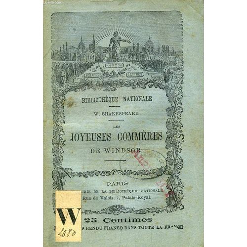 Les Joyeuses Commeres De Windsor   de william shakespeare