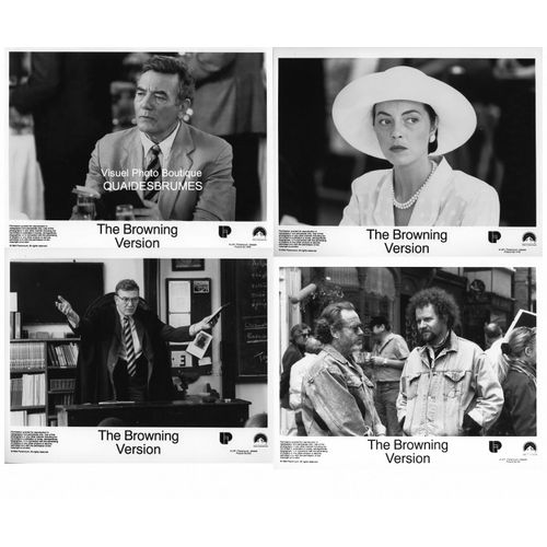 Les Leons De La Vie (The Browning Version): Jeu De 6 Photos Amricaine D'exploitation Cinmatographique - Format 20x25 Cm - De Mike Figgis Avec Albert Finney, Greta Scacchi, Matthew Modine - 1994
