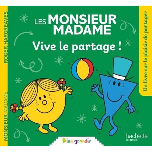 Les Monsieur Madame - Vive Le Partage   de roger hargreaves  Format Album 