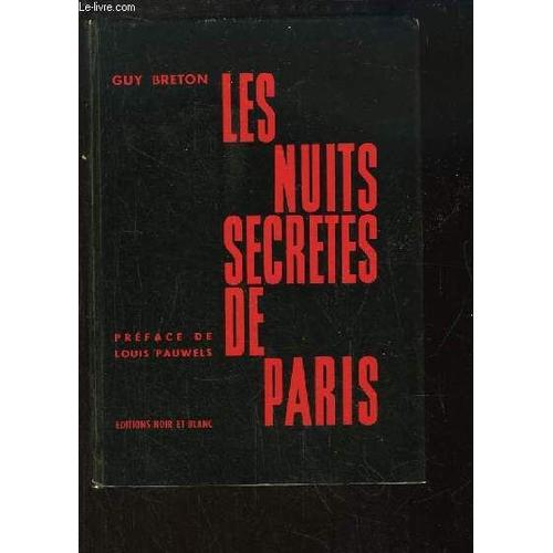 Les Nuits Secrtes De Paris.   de guy breton