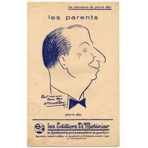 Les Parents - Chanson De Pierre Dac (Musique Zimmermann) Piano Et Chant.