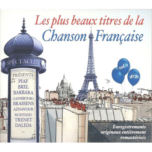 Les Plus Beaux Titres De La Chanson Franaise (Volume 1) - Brel, Gainsbourg, Aznavour, Grco, Montand, Piaf, Dalida, Bcaud ...