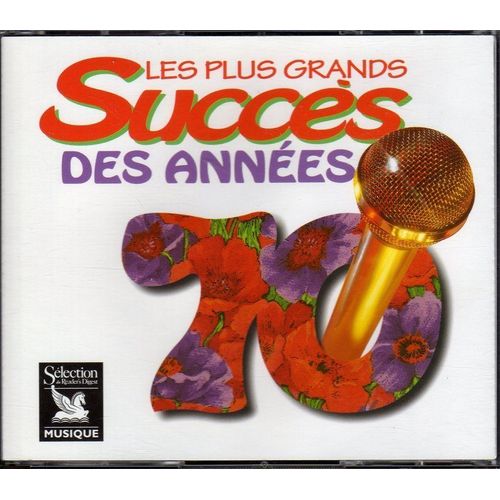 Les plus grands succès des années 70 coffret de 5 CD + livret 40 pages