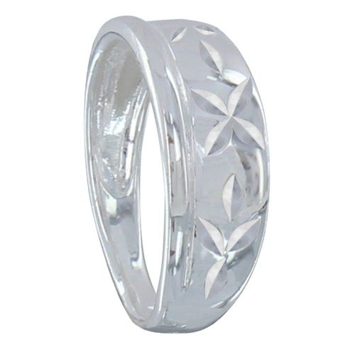 Les Poulettes Bijoux - Bague Argent Motif  Fleurs