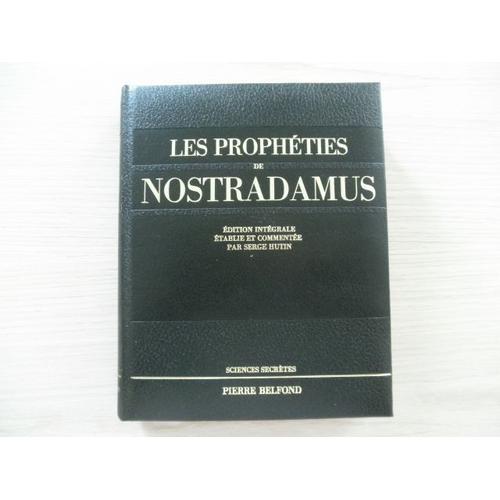 Les Prophéties De Nostradamus - Sciences Humaines Et Spiritualité | Rakuten