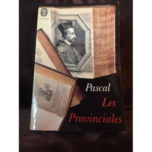 Les Provinciales   de Pascal  Format Poche 
