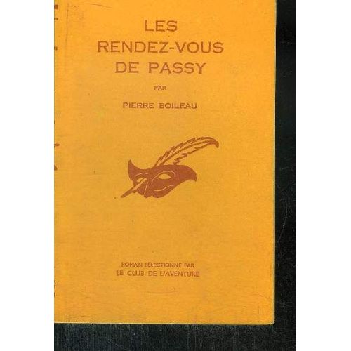 Les Rendez-Vous De Passy   de pierre boileau  Format Broch 