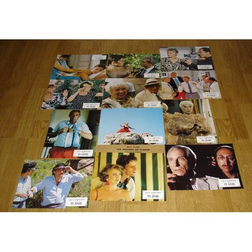 Les Saisons Du Plaisir - Jeu De 12 Photos D'exploitation Cinmatographique - Format 22x27 Cm - De Jean-Pierre Mocky Avec Jacqueline Maillan, Sylvie Joly, Jean-Pierre Bacri, Richard Bohringer - 1988