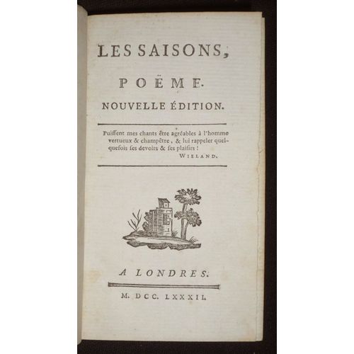 Les Saisons, Pome   de saint-lambert  Format Broch 