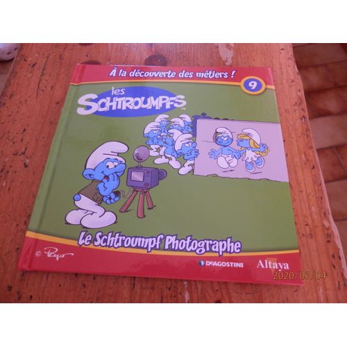 Les Schtroumpfs A La Dcouverte Des Mtiers Tome 9 : Le Schtroumpf Photographe   de Peyo  Format Reli 