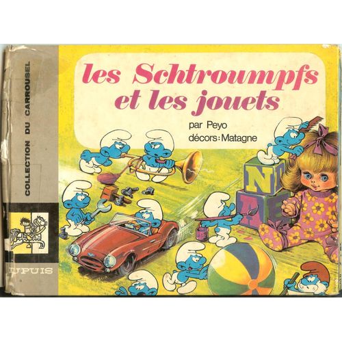 Les Schtroumpfs Et Les Jouets   de Peyo  Format Cartonn 
