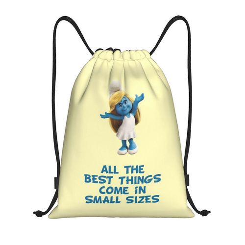 Les Schtroumpfs Sac  Dos  Cordon De Serrage, Sac De Sport, Sac De Sport Pour Le Yoga, La Natation, Sac  Bandoulire - Yq1127