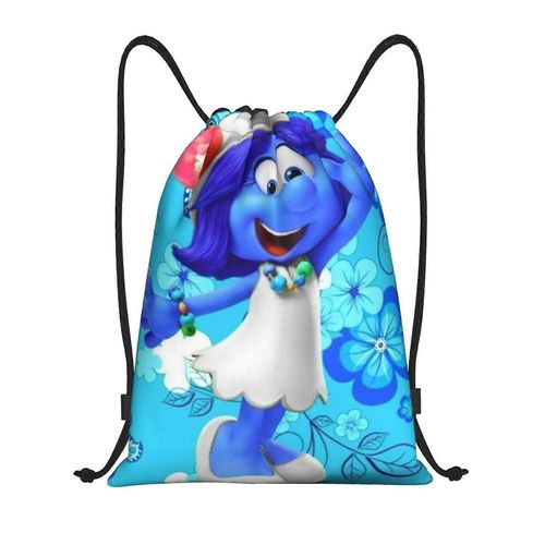 Les Schtroumpfs Sac  Dos  Cordon De Serrage, Sac De Sport, Sac De Sport Pour Le Yoga, La Natation, Sac  Bandoulire - Yq1139
