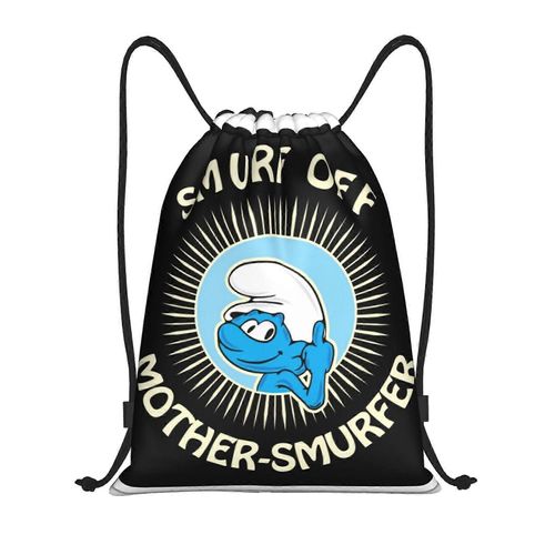 Les Schtroumpfs Sac  Dos  Cordon De Serrage, Sac De Sport, Sac De Sport Pour Le Yoga, La Natation, Sac  Bandoulire - Yq1241
