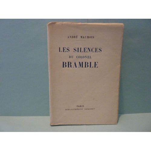 Les Silences Du Colonel Bramble   de Andr Maurois  Format Broch 