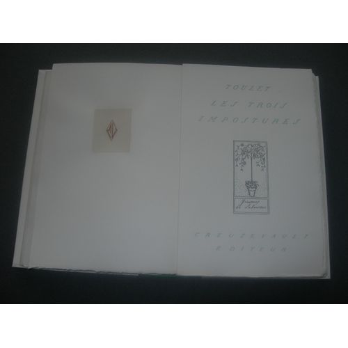 Les Trois Impostures-Toulet P.J.-Ill Par Laboureur J.E.   