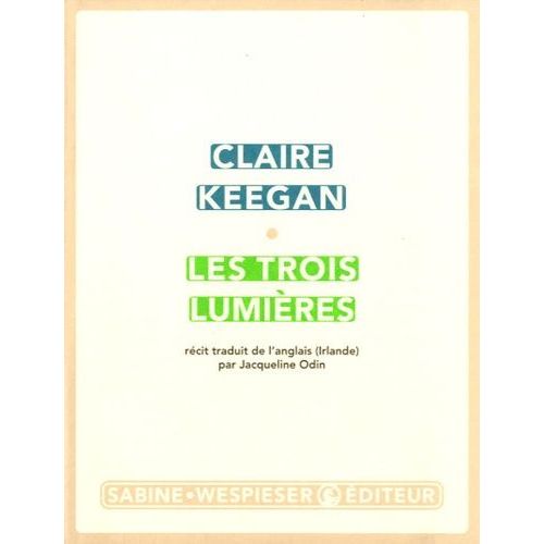 Les Trois Lumires    Format Beau livre 