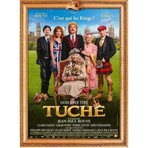 Les Tuche 5, God Save The Tuche - Affiche Plie Originale De Cinma - Format 120x160 Cm - De Jean-Paul Rouve Avec Isabelle Nanty, Claire Nadeau, Sarah Stern, Pierre Lottin, Tho Fernandez - Anne 2025