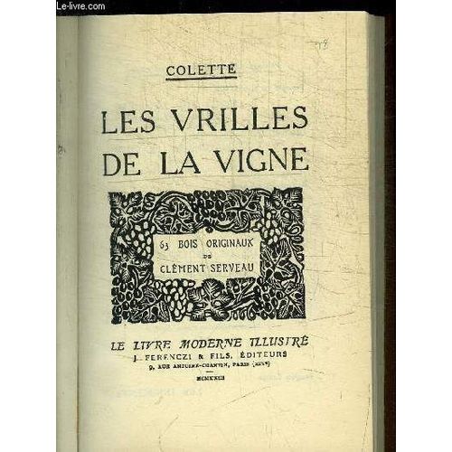 Les Vrilles De La Vigne Livre ancien Rakuten Les Vrilles De La Vigne Livre ancien Rakuten